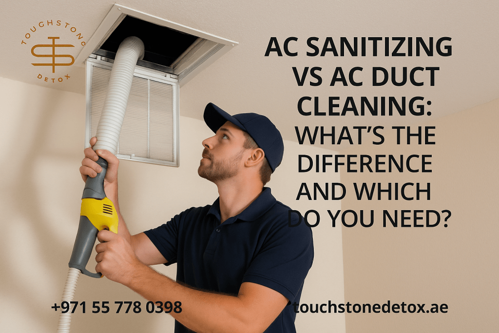 AC sanitizing vs AC Duct cleaning
